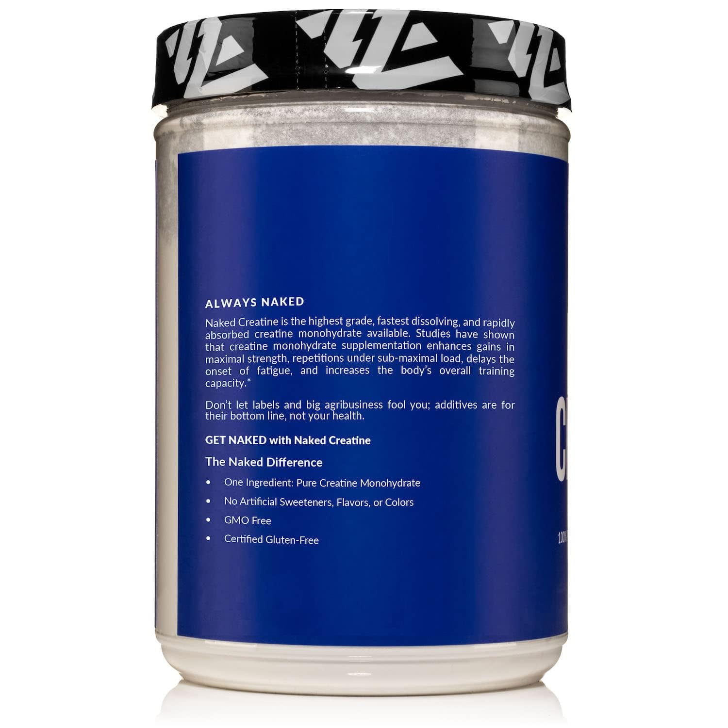 Naked Creatine Monohydrate, Unflavored Micronized Creatine Powder Supplement, 1KG 200 Servings