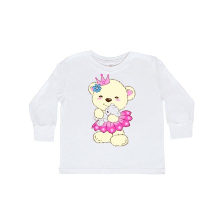 

Inktastic Princess Bear Gift Toddler Toddler Girl Long Sleeve T-Shirt