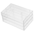 thumbnail image 1 of Miangastore 3 Pcs Support de Cassette Transparent Matériau Durable ABS pour Rangement Ajustement Sécurisé Résistant aux Rayures, 1 of 9