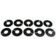 thumbnail image 1 of Paquete de 10 Separadores Zulema Perchas Redondas Negro, 1 of 8