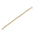 thumbnail image 1 of .925 Sterling Silver 9"+1" 14/20 Gold Filled Women's Rope Chain Anklet, 1 of 1