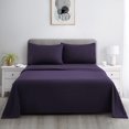 thumbnail image 4 of Marina Decoration 600 Thread Count Ultra Soft Deep Pocket Hotel Standard Solid Bedding Long Staple Percale Cotton All Season Sheet Set with Pillowcase, 4 of 7