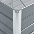 thumbnail image 4 of vidaXL Garden Raised Bed Galvanised Steel 320x80x77 cm Grey, 4 of 5