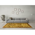 thumbnail image 3 of Ahgly Company Indoor Rectangle Persian Yellow Traditional Area Rugs, 7' x 9', 3 of 4