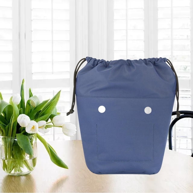 Bolsa de inserción interior con cordón Bolsa de cosméticos Organizador de maquillaje Bolsa de Joyería Almacenamiento hogar para - Azul 28x8x40cm 28x8x40cm Salvador Dali Inserto interior con cordón