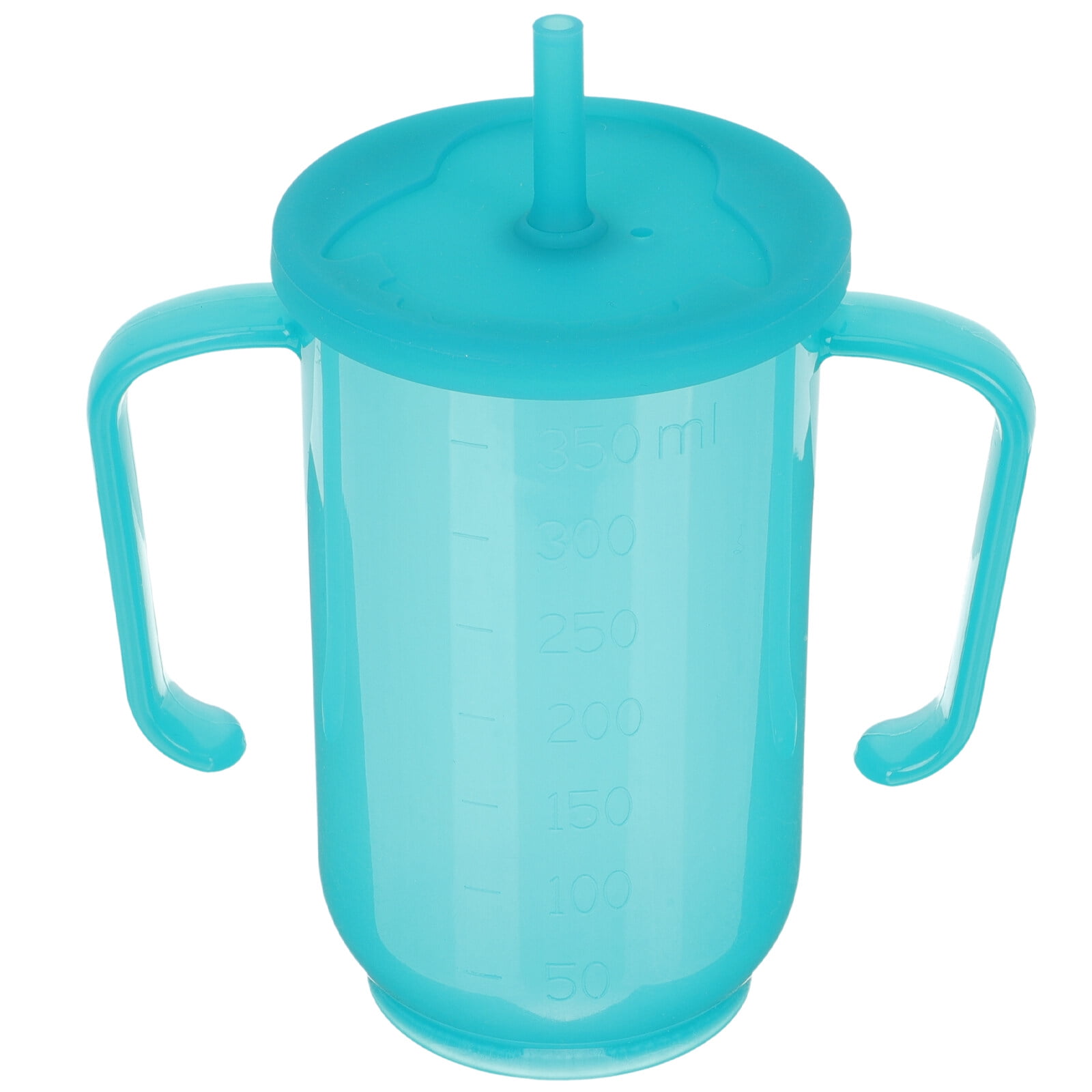 QIDITONG 2pcs Adult Sippy Cups For Elderly Sippy Cup With Straw Hospital Water Bottle With Straw Plastic Cup With Handle Adult Sippy Cups