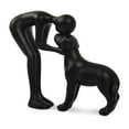 thumbnail image 1 of Estatua de perro, hombre y perro de Friygardcn para decoración del hogar, 1 of 7