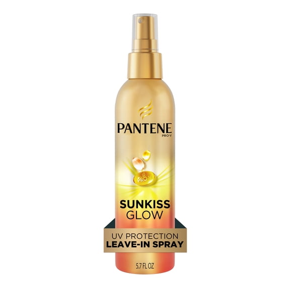 Pantene Sunkiss Glow UV, Salt, Chlorine Hair Protection Spray, Leave-In Conditioner, 5.7oz