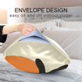 thumbnail image 4 of Yayeee Pillowcase Standard Size Set of 2 Satin Wrinkle Resistant Pillow Case, Black Cat Orange Ball, 4 of 7