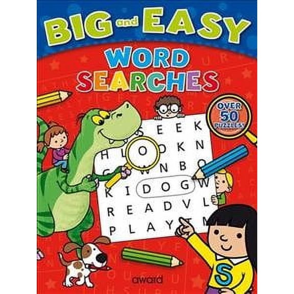 Big And Easy Word Searches: Dinosaur