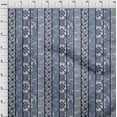 thumbnail image 4 of oneOone Polyester Spandex Blue Fabric Block Print Craft Projects Decor Fabric Printed By The Yard 56 Inch Wide, 4 of 4