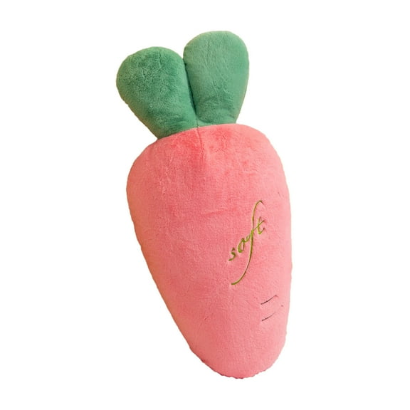 Gqtwoy Cute Carrot Pillow, Long Sleeping Leg Pillow, Removable and Washable Sofa Headboard Cushion, Back Support for Kids and Adults