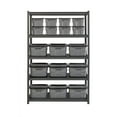 thumbnail image 5 of Iron Horse 3200 Riveted Steel Shelving, 5-Shelf, 24Dx48Wx72H, Gunmetal Gray/Black, 5 of 11