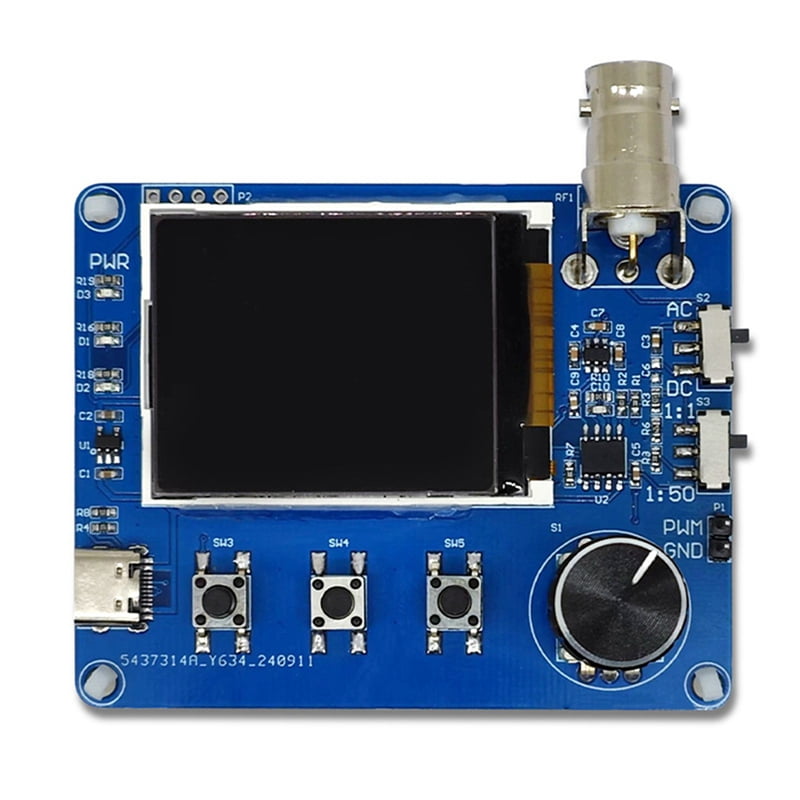 2X Mini Simple Oscilloscope with 1.8 Inch TFT Color Display, Waveform Measurement, Frequency Meter, Square Wave Output