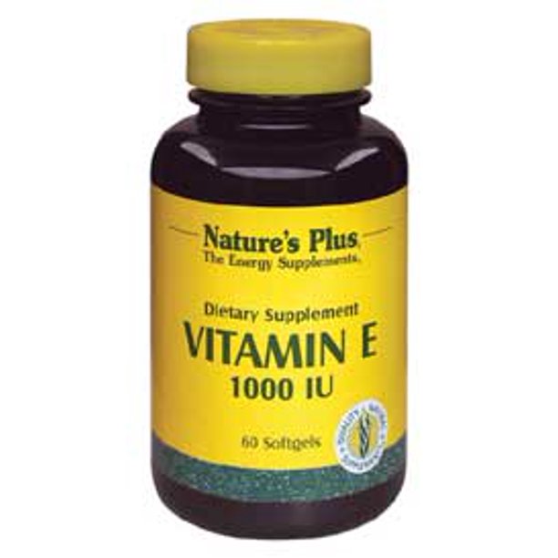 Vitamin E 1000 IU Nature's Plus 60 Softgel