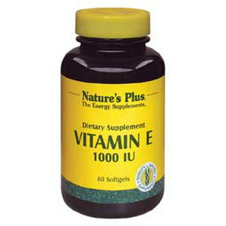 La vitamine E 1000 UI Nature's Plus 60 Softgel