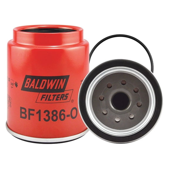 Baldwin Filters Fuel Filter, Spin-On Filter Design BF1386-O