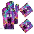thumbnail image 7 of Rick And Morty 4 Pcs Oven Mitts And Pot Holders Kitchen Oven Glove with Potholders Non-Slip Cooking Gloves for Cooking Baking Grilling, 7 of 7