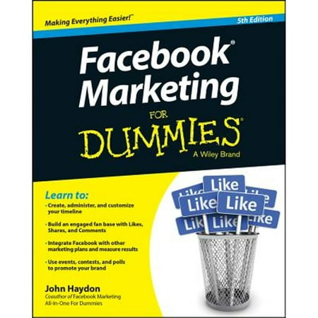Facebook Marketing for Dummies (Pre-Owned Paperback 9781118951323) by John Haydon