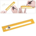 thumbnail image 4 of Règle de Mesure, Outil d'Apprentissage de Règle de Boussole Point de Boussole Réglable Facile à Utiliser Échelle Claire pour l'Étudiant Jaune, 4 of 8