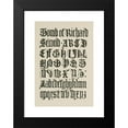 thumbnail image 2 of Frank Chouteau Brown 11x14 Black Modern Framed Museum Art Print Titled - English Gothic Letters 2 (1902), 2 of 5