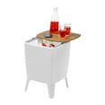 thumbnail image 1 of Mesa Hielera MQ Cooler Table Tipo Rattan Jardin y Exteriores Caramelo, 1 of 9