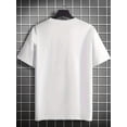 thumbnail image 2 of Camiseta de manga corta con cuello redondo y estampado "Beer O'clock" para hombre, elegante, moderna y acogedora para uso informal de verano., 2 of 4
