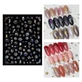thumbnail image 2 of Pegatinas de Navidad Sunnimix Arte de uñas autoadhesivas DH-190 Plata, 2 of 8