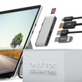 thumbnail image 1 of Adaptador de Concentrador USB C Microsoft Surface Pro 8 HDMI 4K y Thunderbolt 4 para Monitor Dual, 1 of 15