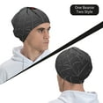 thumbnail image 6 of Naloa Black Spider On Web Beanie for Men Women Knitted Unisex Winter Hat Beanies Cap Knit Cuffed Beanies Hats, 6 of 7