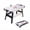 Beige, variant on 57" Foldable Air Hockey Table, Indoor Arcade Game Table with LED Scoreboard, Powerful 12V Motor, Space-Saving Hockey Table for Kids, Adults & Family Game Room