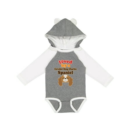 

Inktastic Cavalier King Charles Spaniel Dog Gift Baby Boy or Baby Girl Long Sleeve Bodysuit