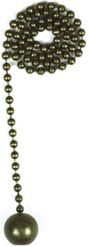Details about   5/8" Solid Brass Ball with 6" Pull Chain for Ceiling Fan or Lamp Lighting  PC8 