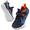 Blue Orange, variant on Barerun Kids Boys Girls Wide Barefoot Shoes Anti-Slip Breathable Sport Sneakers for Little Big Kid