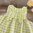 thumbnail image 5 of Odeerbi 0-10 Years Toddler Kids Girls Easter Plaid Tank Dress Peter Pan Collar A-Line Dress Summer Casual Sun Dress, 5 of 6