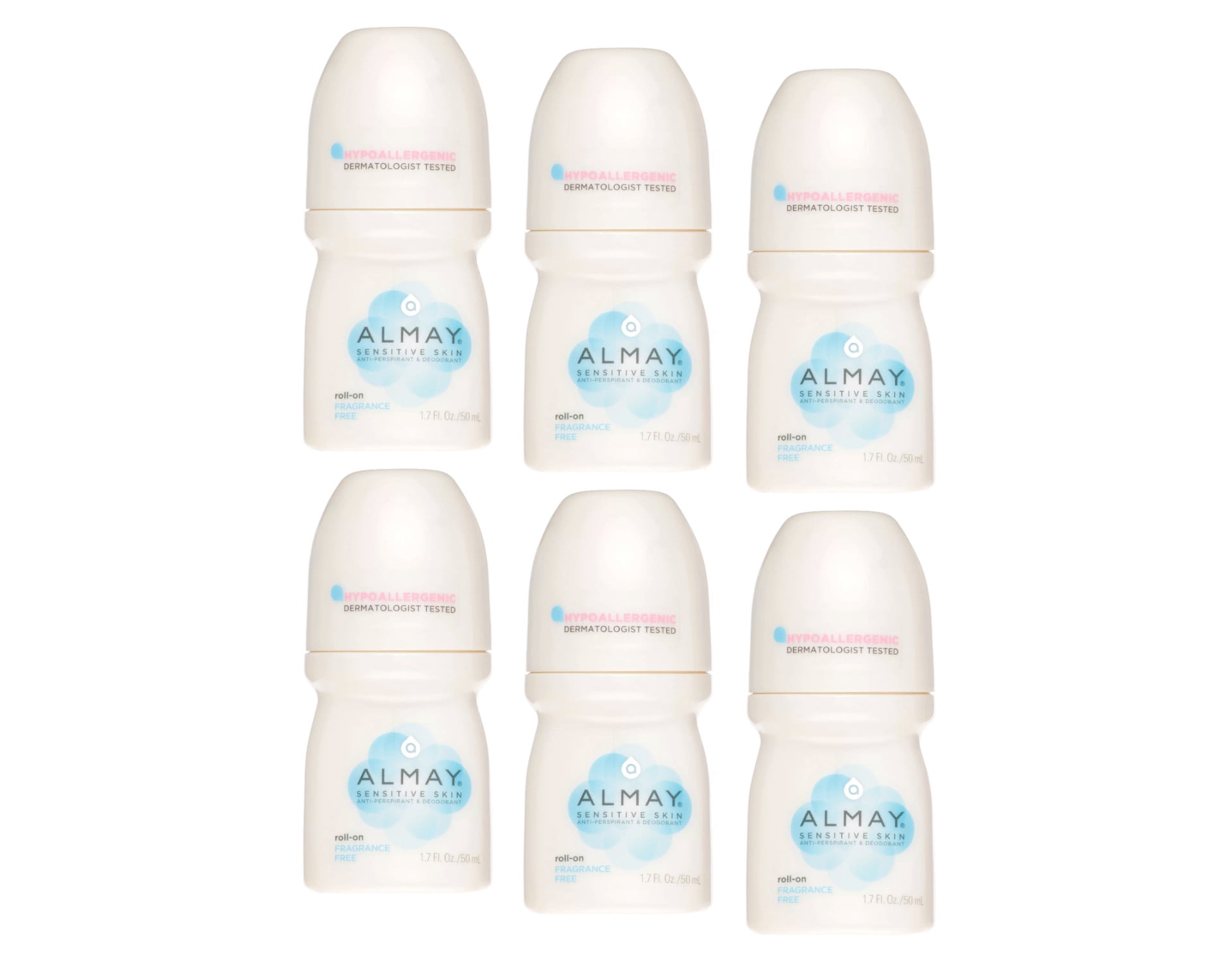 Almay AntiPerspirant & Deodorant, Sensitive Skin, RollOn, Fragrance