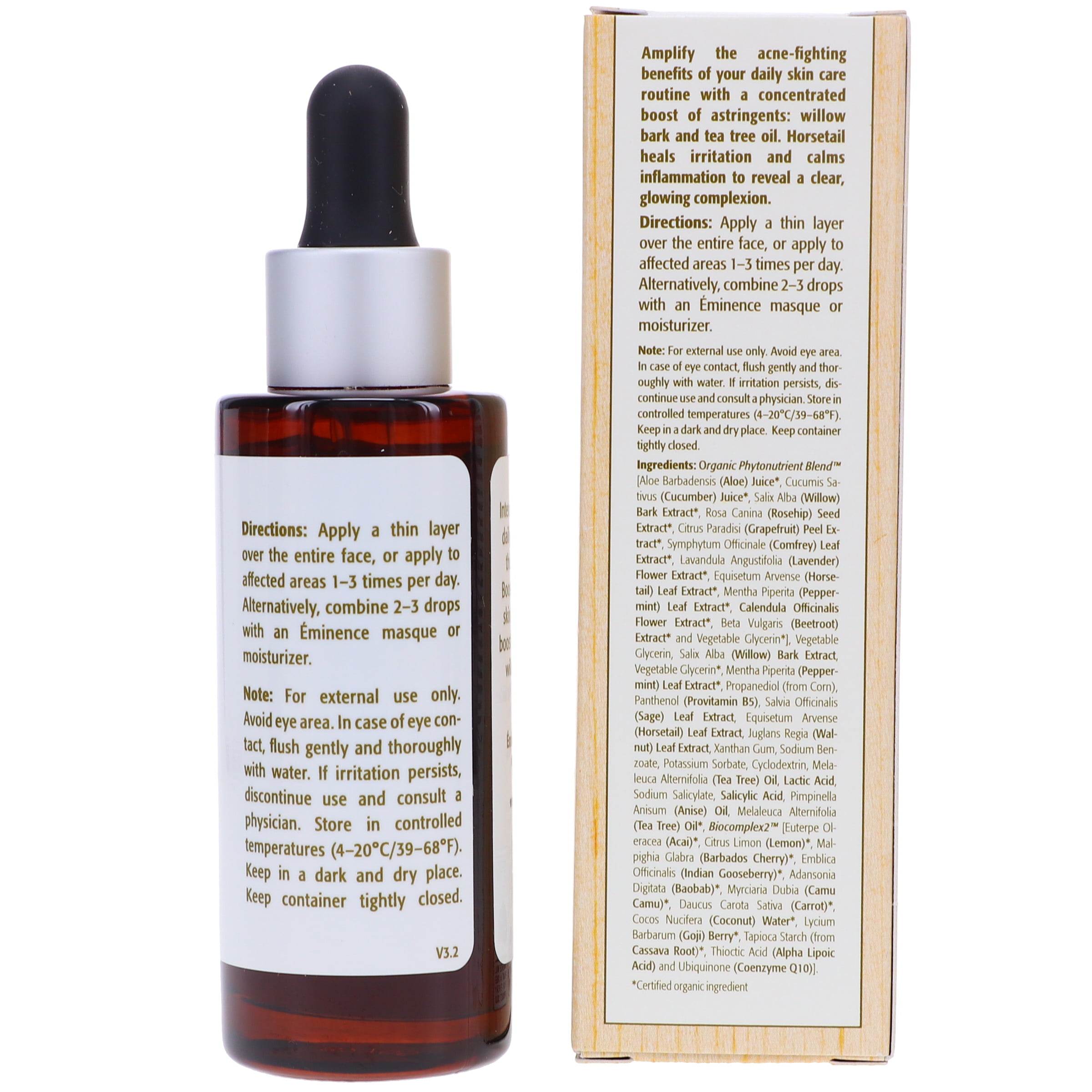 Eminence Clear Skin Willow Bark Booster-Serum - 1 oz