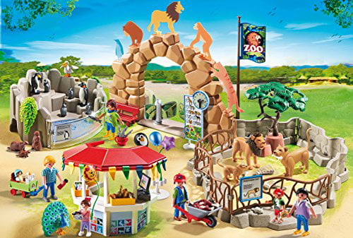 PLAYMOBIL 6647 City Life Zoo Alpaca With Baby for sale online