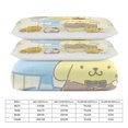 Cartoon Pompompurin Soft 3Piece Bedding Set (1 Duvet Cover + 2 Pillow