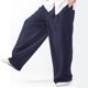 thumbnail image 5 of Pantalones largos para hombre, lisos, informales, con múltiples bolsillos y botones, para exteriores, rectos, para fitness, cargo, poliéster, 5 of 5