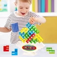 thumbnail image 1 of Juego De Equilibrio Tetra Tower Divertidos juguetes apilables, entrenamiento de equilibrio sin tóxicos para niños y niñas, 32 piezas, 1 of 8