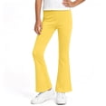 thumbnail image 2 of Mnyotv Girls Flare Leggings High Waisted Active Yoga Pants Casual Kids Bell Bottoms Pant Size 7-8 Years, 2 of 5