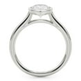 thumbnail image 2 of Lina Jewel 2.24 Ct Pear Cut Bezel Setting Engagement Ring for Her - Lab-Created Simulated Diamond - 14K White Gold Plated - Perfect Wedding or Proposal Ring for Women - Stunning Gift Idea for Her, 2 of 5