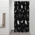 thumbnail image 2 of Black Gothic Hand Spider Pattern Shower Curtain 36"x72" ,Bathroom Decorative Shower Curtains Set with 12 Hooks,Modern Waterproof Washable Shower Curtain, 2 of 6