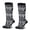 2 Pair Black, variant on Knee High Graduated Compresion Socks 15-25mmHg Athletic Running Socks for Nursing Travel Medical Compression Stocking "Blue, L/XL"