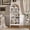 1-White, variant on FANRAL 75" Open Bookshelf, 24" Wide 6 Tier Storage Organizer with Adjustable Shelving, Freestanding Anti-Tipping Display Shelf for Home Office Study,Black Bookcase