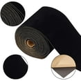 thumbnail image 4 of Rollo de tela de terciopelo autoadhesiva de 10 x 80 cm, papel de contacto para joyería, decoración de cajones, disfraces y manualidades (0,5 mm de grosor, negro), 4 of 8