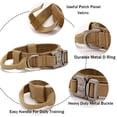 thumbnail image 3 of Collar táctico militar Xqpetlihai de nailon ajustable para perro, 3 of 6