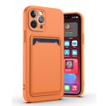 thumbnail image 2 of Funda tipo billetera de silicona líquida para iPhone 12 13 mini 11 14 Pro Max, funda con ranura para tarjetero para iPhone XR Xs 8 Plus, funda de bolsillo delgada Tan Jianjun unisex, 2 of 2