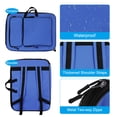 thumbnail image 4 of Uxcell 14.2" x 19.3" Art Portfolio Bag Backpack, Drawing Organizer, Dark Blue, 4 of 5